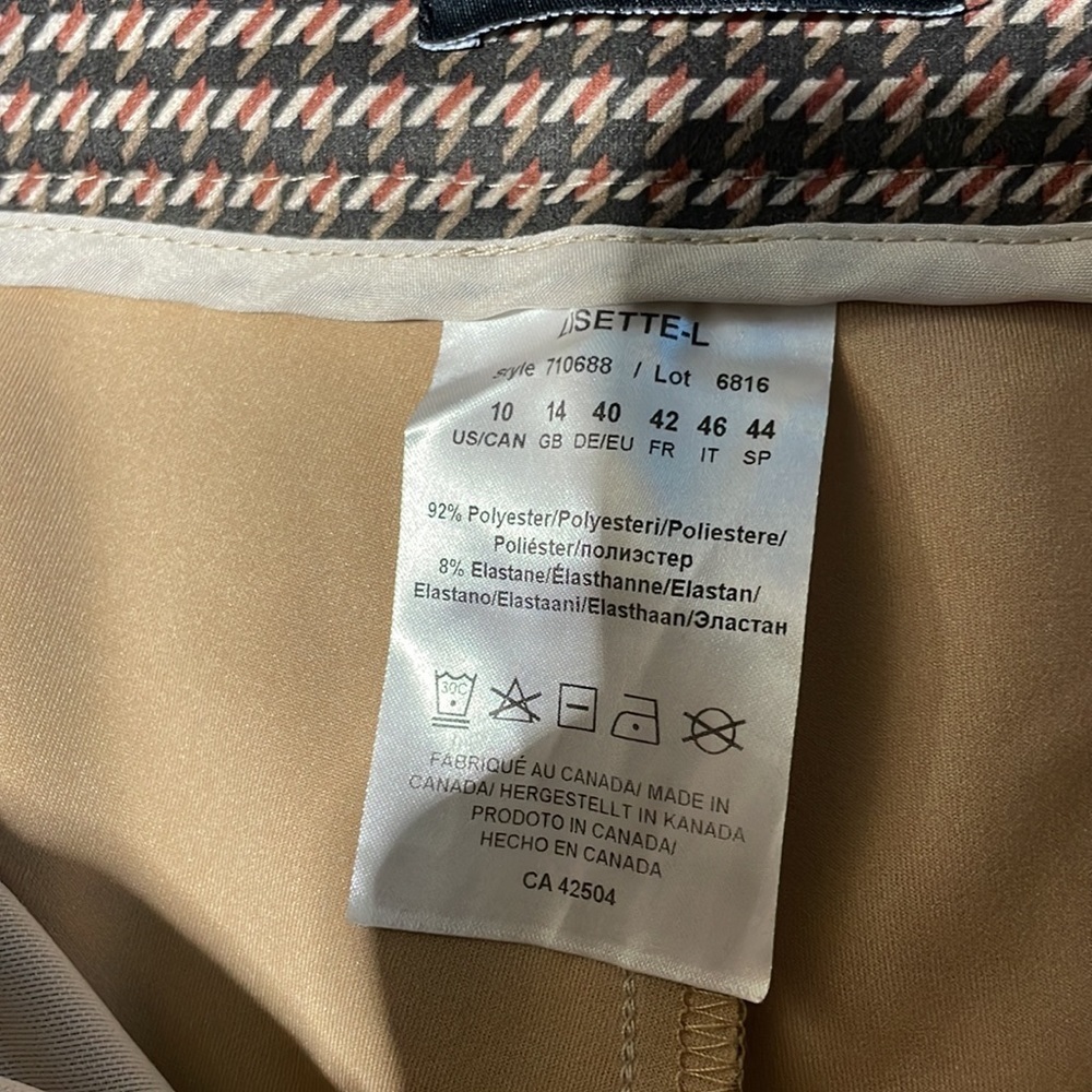 Montreal Designer Lisette Pants Sz 10 Soft Comfortable. Dressy/ Professional View 5